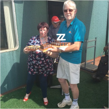 left to right michelle conway and time jones 